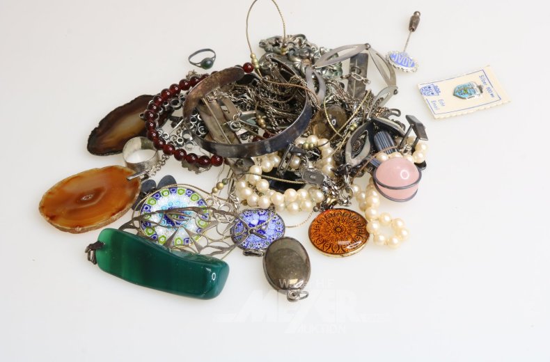 Konvolut Silberschmuck