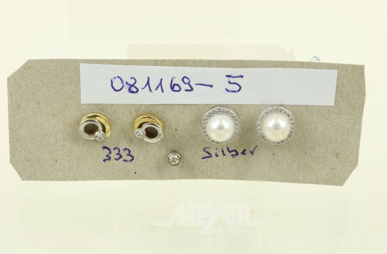 2 Paar Ohrstecker