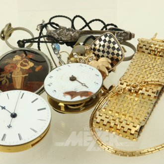 Konvolut Modeschmuck im Schmuckkasten