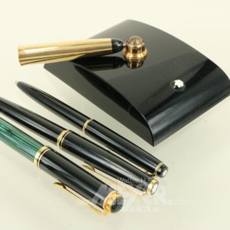2 Füller und 1 Bleistift, MONTBLANC und PELIKAN