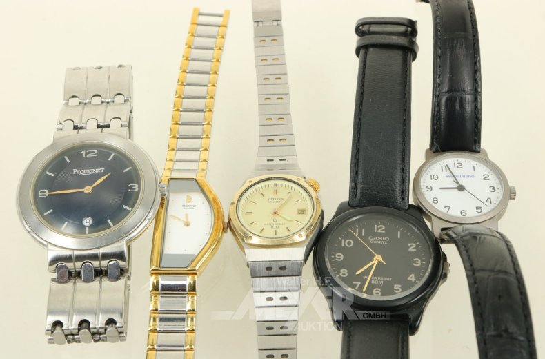 6 Armbanduhren