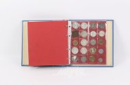 Münzalbum mit überw. dt. Ausgaben u. etw. europ. Ausland