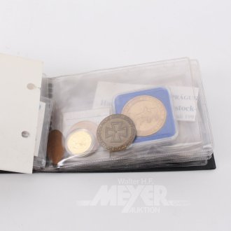 Mini-Münzalbum, überw. Sonderprägungen