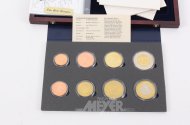 Konvolut Sonderprägungen 'Das neue Gold Europas' u. 'Euro-Entwürfe Faröer'
