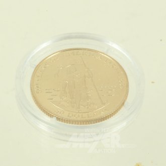 Goldmünze Cookinseln 50 Dollars '500 Years of America' 1991