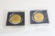 5 Goldmünzbarren Republik Tschad u. Tokelau zu je 1/500 oz sowie 1x zu 1/200 oz