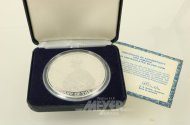 Silbermünze Jamaica 25 Dollars '10. Jahrestag der Investitur von Prinz Charles' 1979