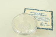 Silbermünze Jamaica 25 Dollars '10. Jahrestag der Investitur von Prinz Charles' 1979