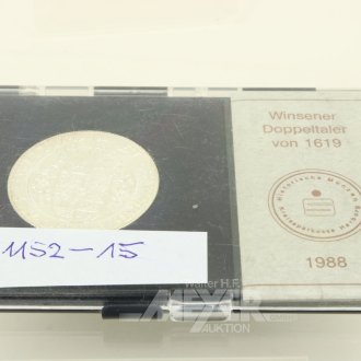 Winsener Doppeltaler, Feinsilber