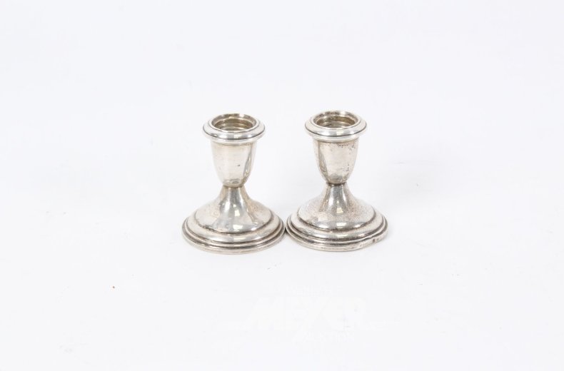 Kerzenleuchter Paar, Silber