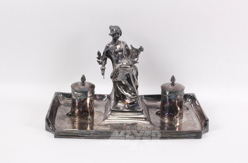 Schreibtischgarnitur im Art Nouveau-Stil