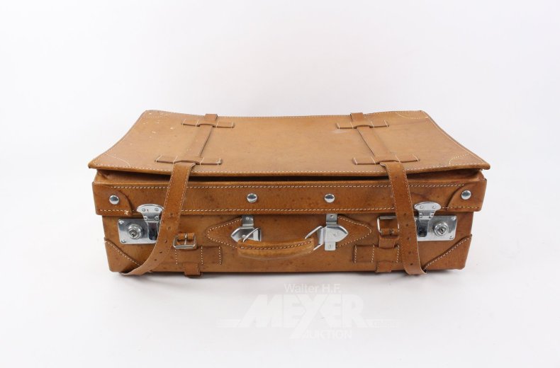 vintage Reisekoffer, Leder