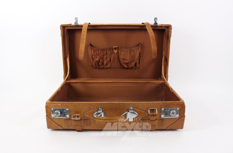 vintage Reisekoffer, Leder
