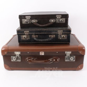 3 versch. kl. Vintage Kinder- und Reisekoffer