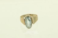 Ring mit hellblauem Farbstein