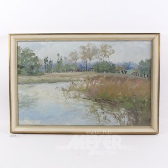 Gemälde "Flusslandschaft"