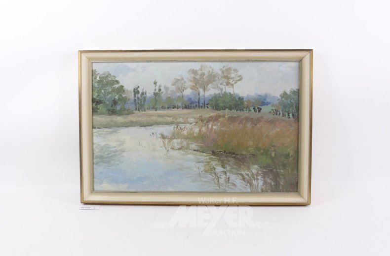 Gemälde "Flusslandschaft"