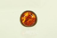 Ring mit Bernstein-Cabochon