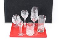 gr. Posten Kristall-Gläser: Bier, Cognac, Linie, Longdrink, Wein