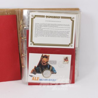 Album mit Numisbriefen