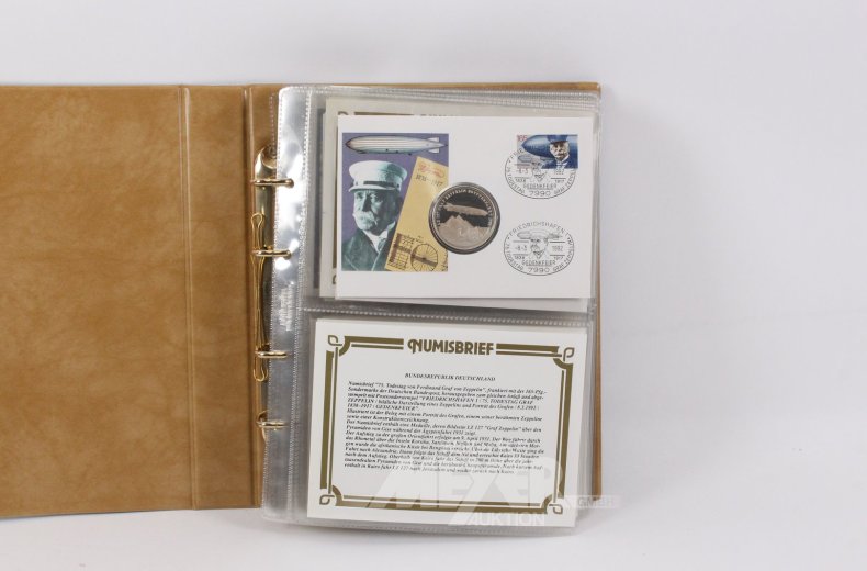 Album mit Numisbriefen
