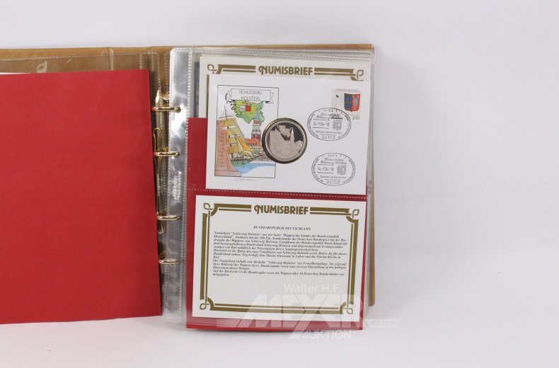 Album mit Numisbriefen