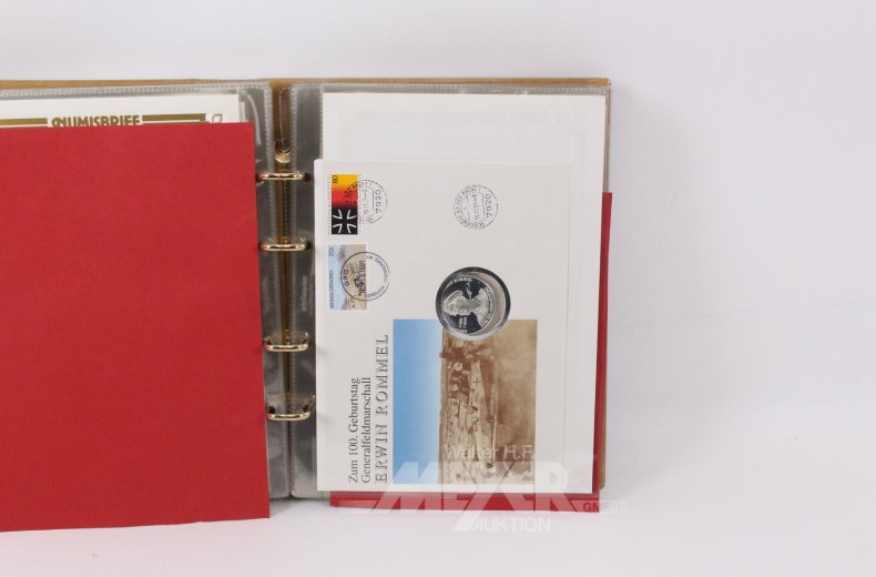 Album mit Numisbriefen