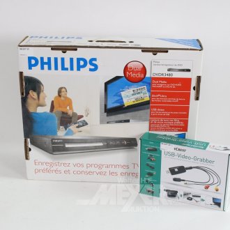 DVD Player/Recorder sowie 1 USB Video-Grabber