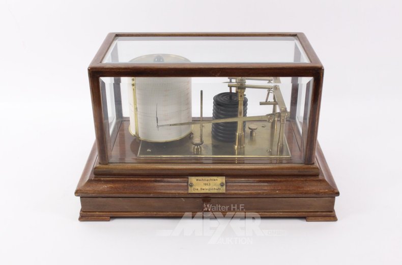 mechanischer Barograph "Trommelschreiber"