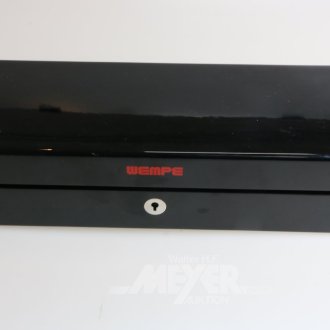Uhren-Sammlerbox WEMPE, Schwarzlack