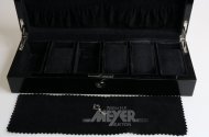 Uhren-Sammlerbox WEMPE, Schwarzlack