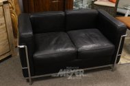 Sofa, Zweisitzer, im Corbusier-Stil