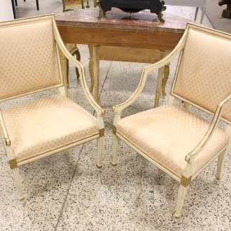 Paar Stühle im gustavianischen Stil