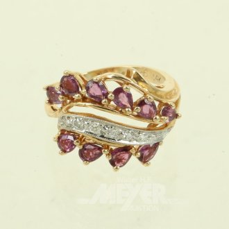 Damenring im Stil des Fabergé Feuervogel-Rings