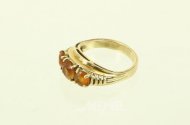 Ring mit 3 gelben Farbsteinen