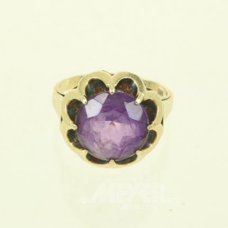 Ring mit gr. Amethyst