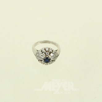 Ring mit Saphir ca. 0,70ct