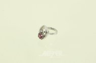 Ring mit Rodolith u. 3 kl. Brillanten