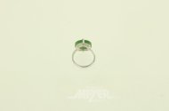 Ring mit Jade u. 3 kl. Diamanten