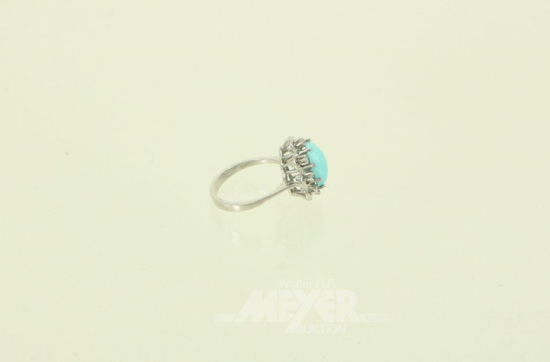 Ring mit Türkis-Cabochon