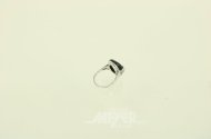 Ring mit Onyx u. 8 kl. Diamanten