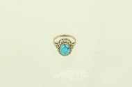 Ring mit Türkis-Cabochon