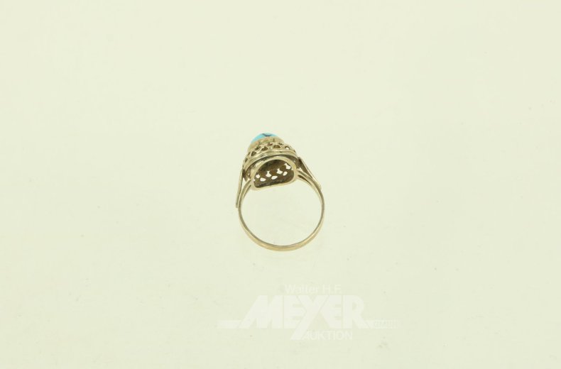Ring mit Türkis-Cabochon