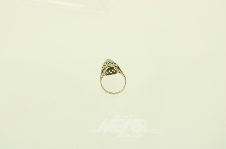 Ring mit Türkis-Cabochon