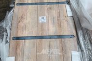 Lagerpartie Esstische COMERA, dänisch-oval 150cm, Schweizer Kante + Gestell Grau 303 11.211,0 67,00 606, Mango, weiß-gewischt, B/H/T ca: 150/77/85cm; ca. 541 Stück,