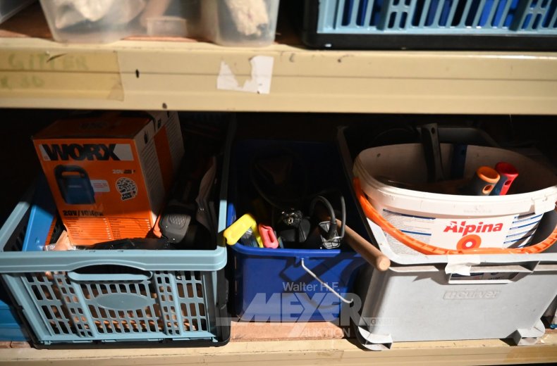 Posten Werkzeug und Gartengeräteequipment