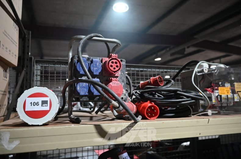 Posten Starkstrom und Drehstromverlängerungskabel