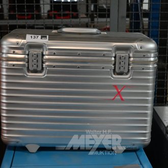 Flugzeugtrolley/Boardcase, silberfarben