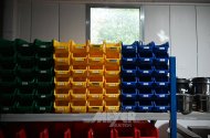 gr. Posten Kunststoff Sicht- und Stapelkästen