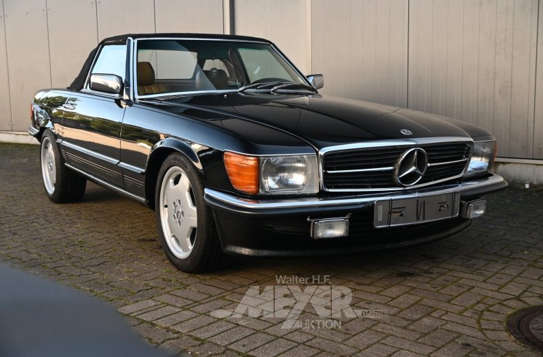 Mercedes-Benz W107 380 SL Cabrio, schwarz
